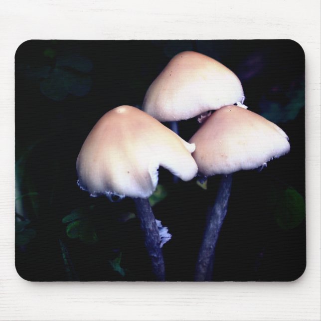 Midnight Mushrooms Nature  Mouse Mat (Front)