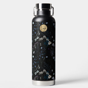 Midnight Mystery Garden Water Bottle