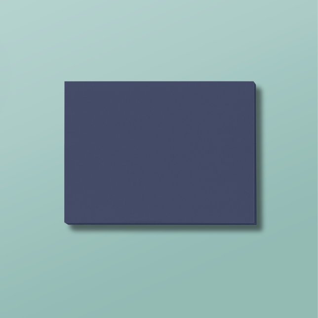 Midnight Navy Blue Solid Color Post-it Notes (Creator Uploaded)