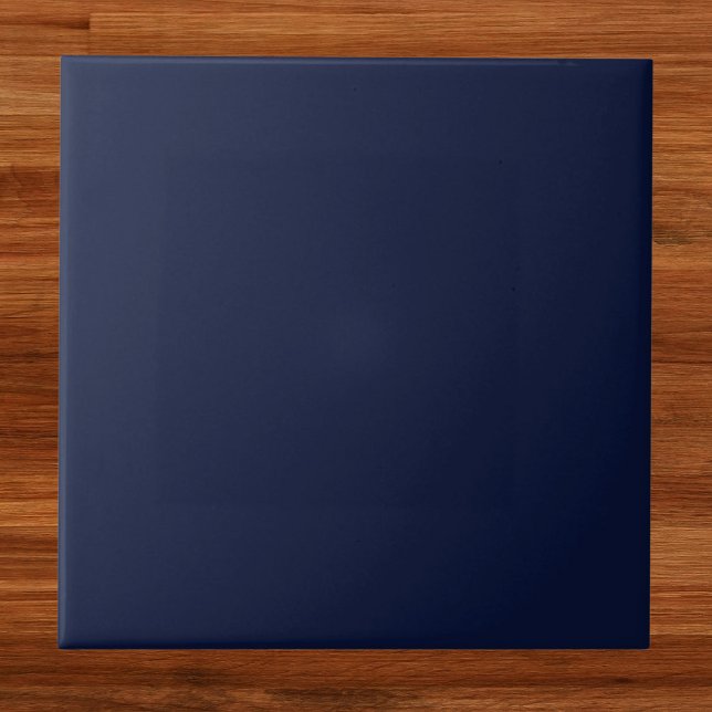 Midnight Navy Blue Solid Color Tile (Creator Uploaded)