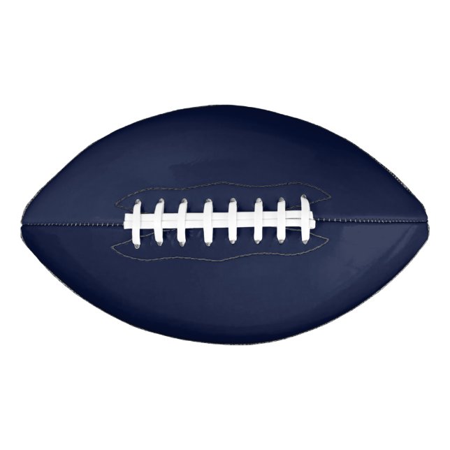 Midnight Navy Blue Solid Colour American Football (Front)
