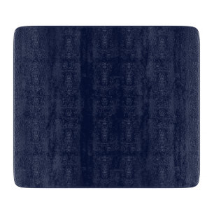 Midnight Navy Blue Solid Colour Cutting Board