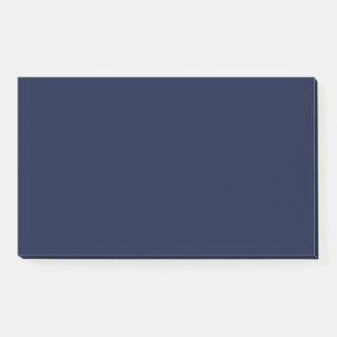 Midnight Navy Blue Solid Colour Post-it Notes