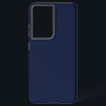 Midnight Navy Blue Solid Colour Samsung Galaxy Case<br><div class="desc">Discover the elegance of Midnight Navy Blue,  a captivating deep navy blue that evokes the serene mystery of a midnight sky and the profound depths of the ocean. This sophisticated hue brings a touch of enigma and tranquillity,  Perfect for adding a subtle yet impactful statement,  this colour seamlessly integrates into both modern and classic aesthetics. Elevate your space with the timeless allure of this rich,  dark shade.</div>