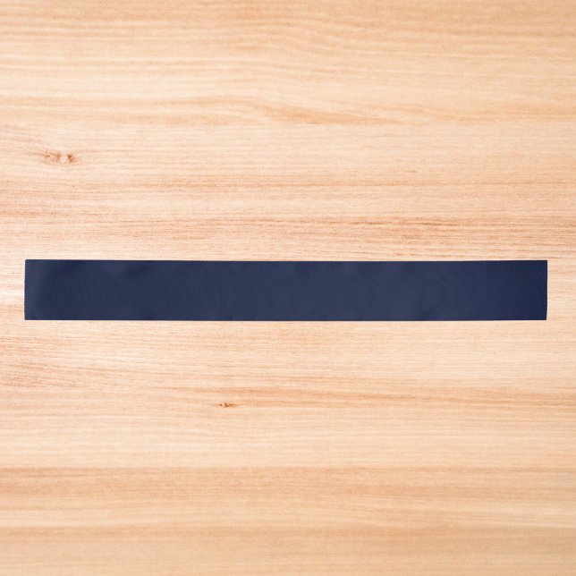Midnight Navy Blue Solid Colour Satin Ribbon (Creator Uploaded)