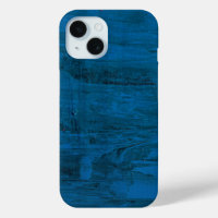 Midnight Ocean Waves | Abstract Deep Blue 