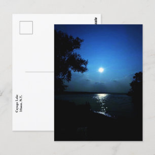 MIDNIGHT ON THE LAKE POSTCARD