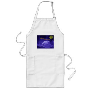 Midnight On The Tundra Long Apron