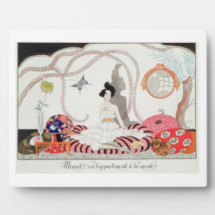 Midnight! or The Fashionable Apartment, 1920 (poch Plaque