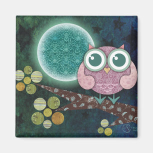 Midnight Owl Magnet