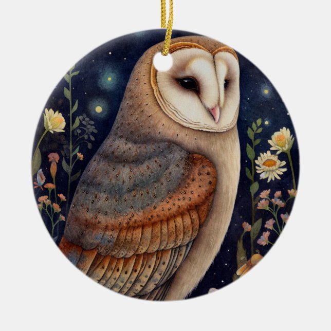 Midnight Owl Ornament (Front)