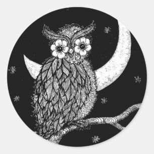 Midnight Owl Stickers