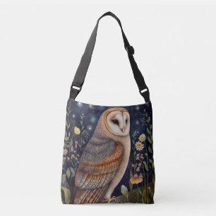 Midnight Owl Tote Bag Cross-Body or Shoulder