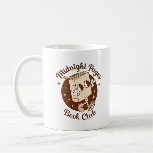 Midnight pages book club coffee mug