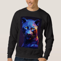  "Midnight Panther: Vector Geometric Art"