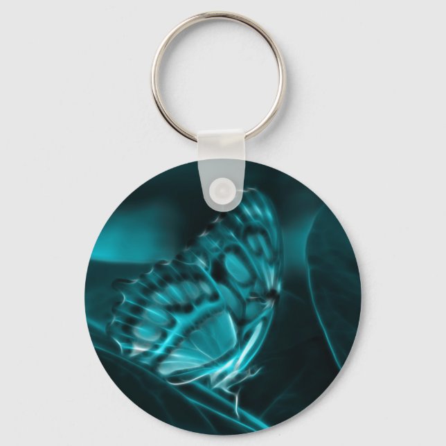 Midnight Passion, Blue Butterfly Kisses Key Ring (Front)