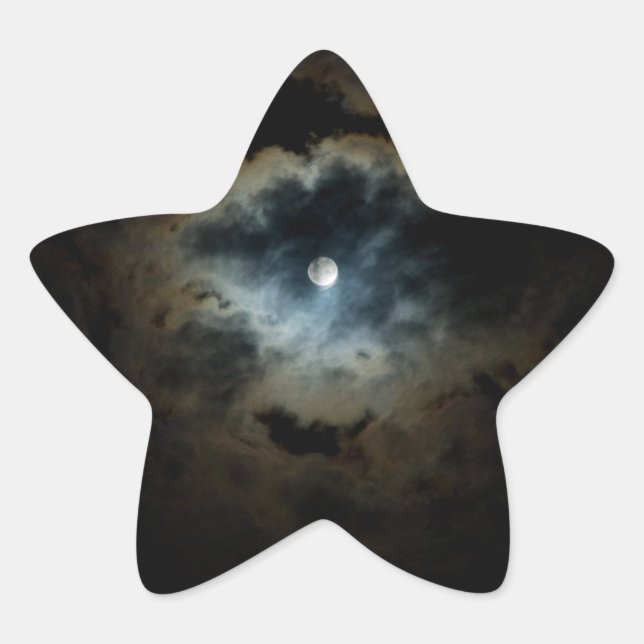 midnight pearl star sticker (Front)