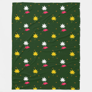 Midnight Poetry Fleece Blanket