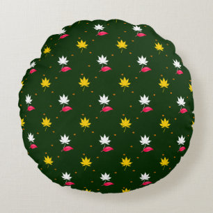 Midnight Poetry Round Cushion