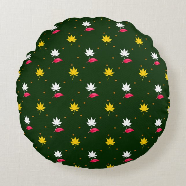 Midnight Poetry  Round Cushion (Front)