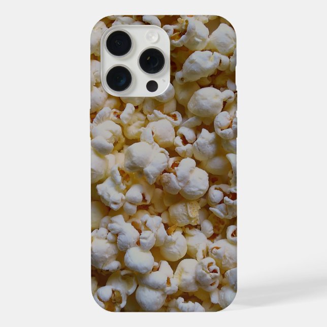 Midnight Popcorn Background Ready to Customise iPhone Case (Back)