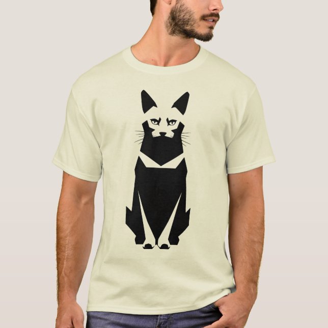 Midnight Prism Cat T-Shirt (Front)