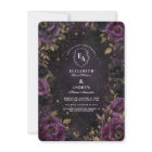 Midnight Purple Galaxy Gothic Wedding