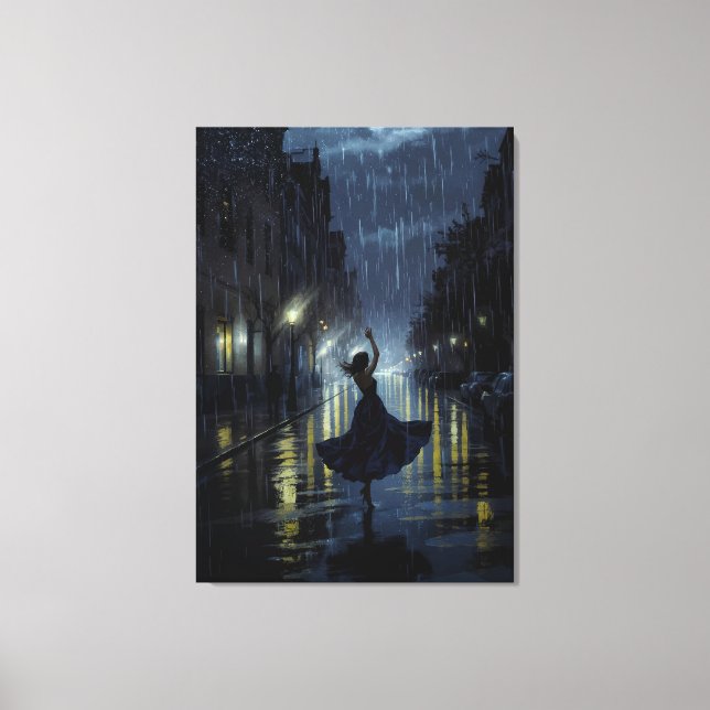Midnight Rain Dance  Canvas Print (Front)