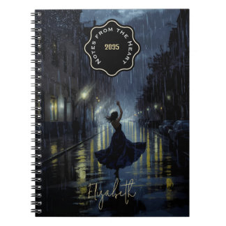 Midnight Rain Dance  Notebook