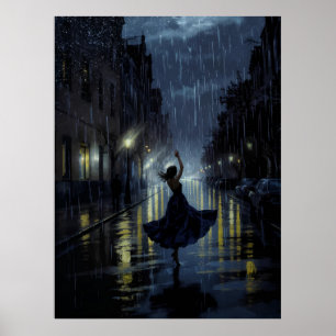 Midnight Rain Dance  Poster