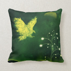 Midnight raptor cushion