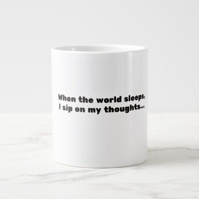 “Midnight Reflections” Large Coffee Mug (Front)