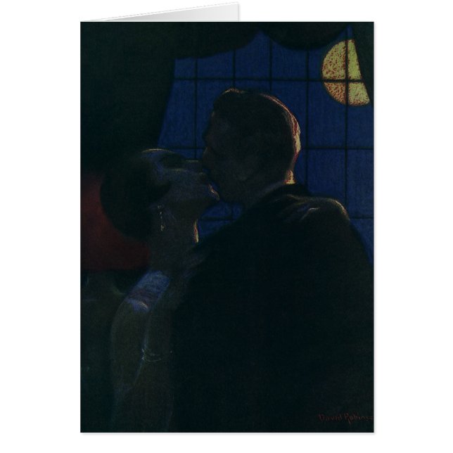 Midnight Rendezvous, Lovers by the Full Moon (Front)