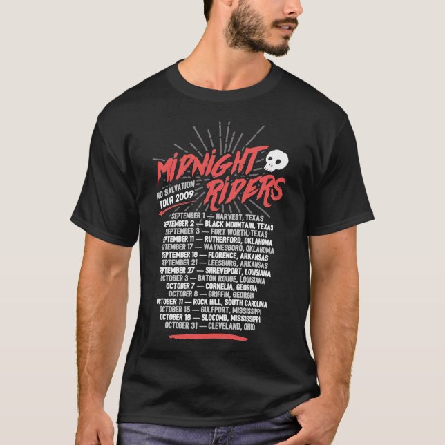Midnight Riders - No Salvation Tour Classic T-Shir T-Shirt (Front)