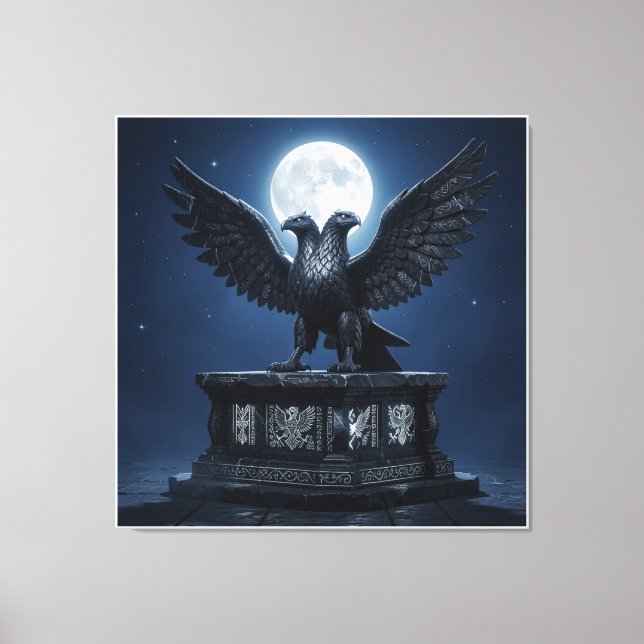 Midnight Rite at the Illyrian Altar Canvas Print (Front)