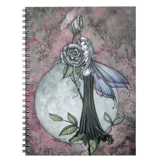 Midnight Rose Fairy Notebook (Front)