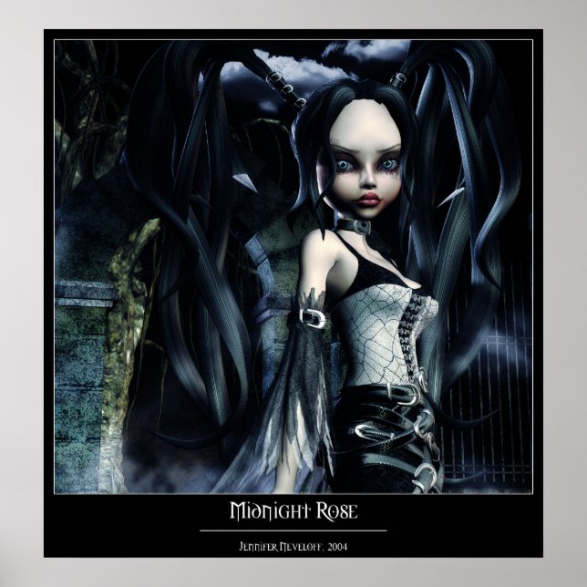 Midnight Rose Poster (Front)