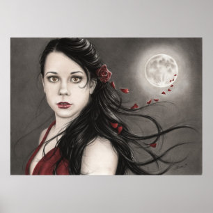 Midnight Rose Poster