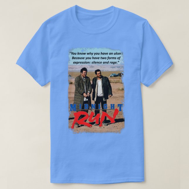 Midnight Run Silence and Rage T-Shirt (Design Front)