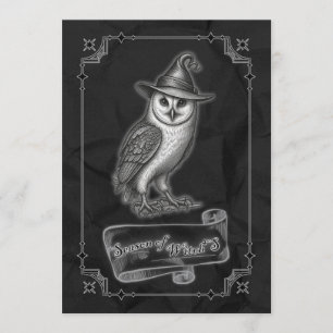 Midnight Samhain Magic Witchcore Art Print Greetin Invitation