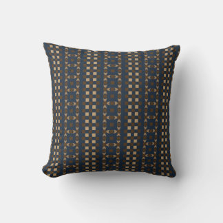 Midnight Sand Pattern Throw Pillow
