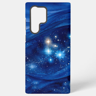 Midnight Sapphire Galaxy Watercolor Samsung Galaxy Case