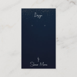 Midnight Shimmer Jewelry Earring Display Card