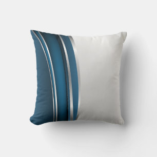 Midnight Silver American MoJo Pillow