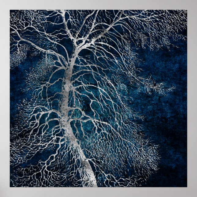 Midnight Silver tree - Black Poplar Poster (Front)