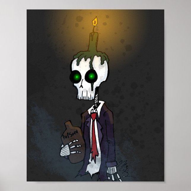 Midnight Skeleton Poster (Front)