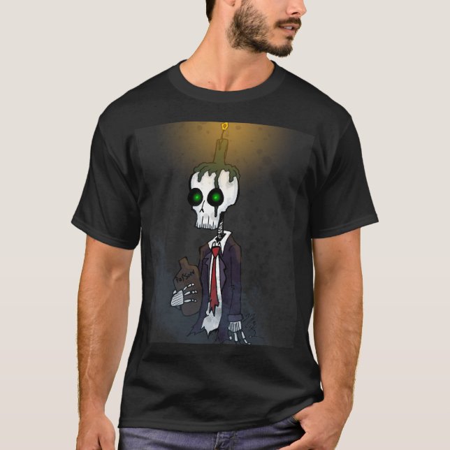 Midnight Skeleton  T-Shirt (Front)