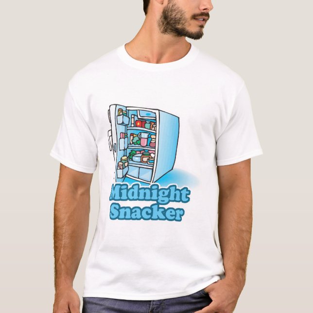 midnight snacker open fridge T-Shirt (Front)