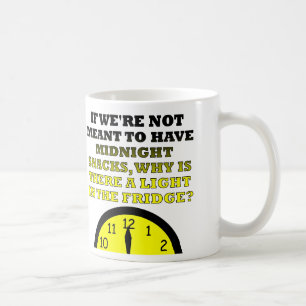 Midnight Snacks Fridge Light Funny Mug