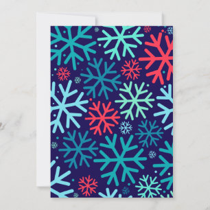 Midnight Snowfall Holiday Card